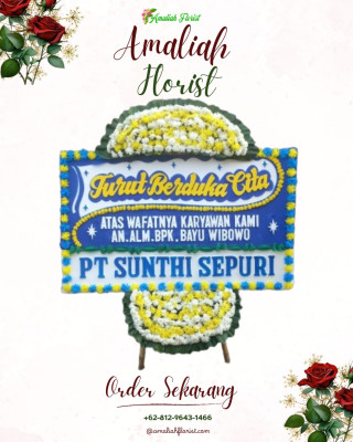 Papan Bunga Duka di Sidenreng Rappang