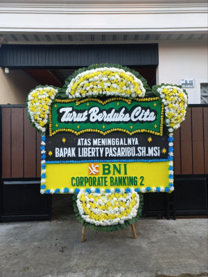 Papan Bunga Duka di Sidenreng Rappang