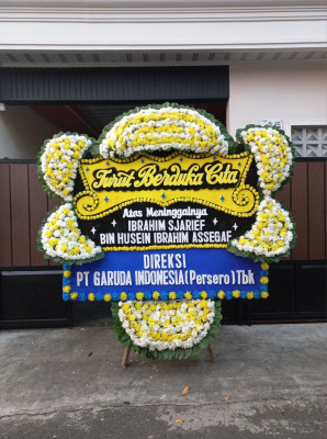 Papan Bunga Duka di Sidenreng Rappang