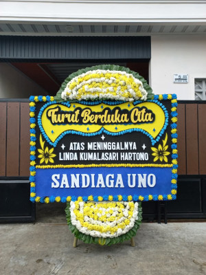 Papan Bunga Duka di Sidenreng Rappang